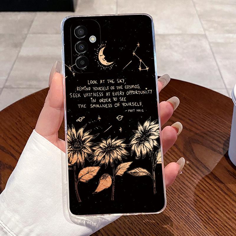 For Samsung Galaxy M13 Phone Case Aesthetic Cute Cat Fashion Transparent Soft Silicone Shell For Samsung M13 4G M 13 Back Covers