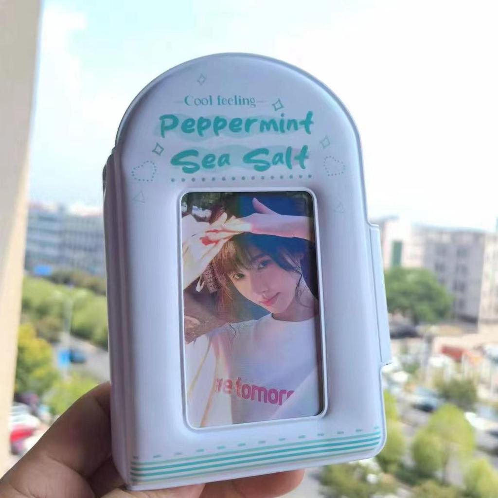 3-Inch Instant Photo Card Album – Popular Sweet Design with Snap Closure, Perfect for Couples