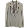 Made In Italy Tailored Jacket 40 Light Gray Women Used