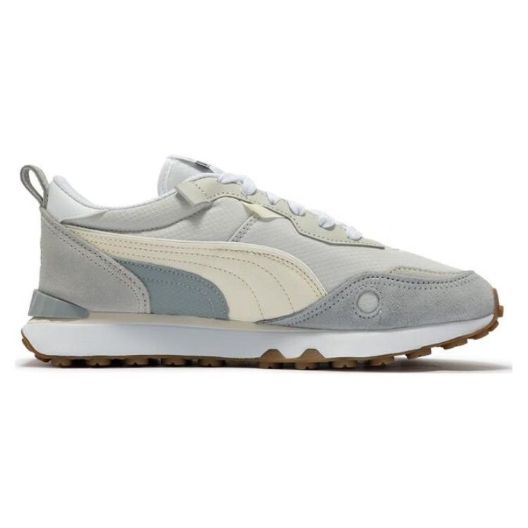 Puma Rider Future Vintage Серый Слоновая кость Унисекс Повседневная обувь 387672-25