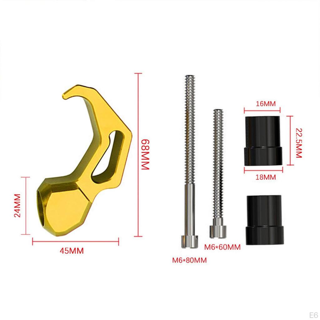 Подвесные крючки для , Сверхпрочные аксессуары, Простая установка, Передняя часть из алюминиевого сплава