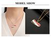 Cazador Stainless Steel Yemen Geography Pendant Necklaces for Women Gold Color Jewelry Nation Map Enamel Necklace Gift Wholesale
