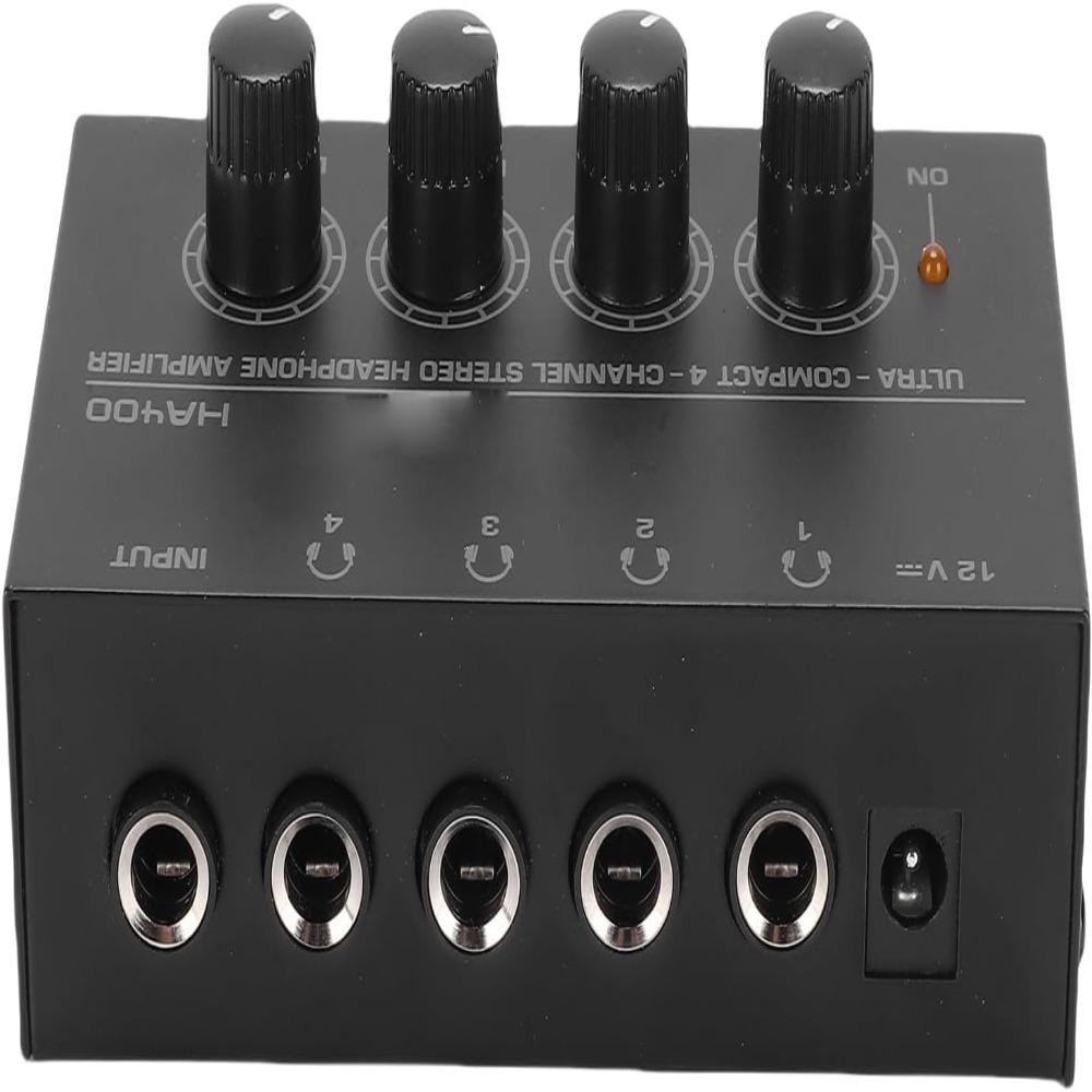 Metal Housing Headphone Amplifier 4 Channel 4 Channel Amplifier Audio Amplifier For Guitar