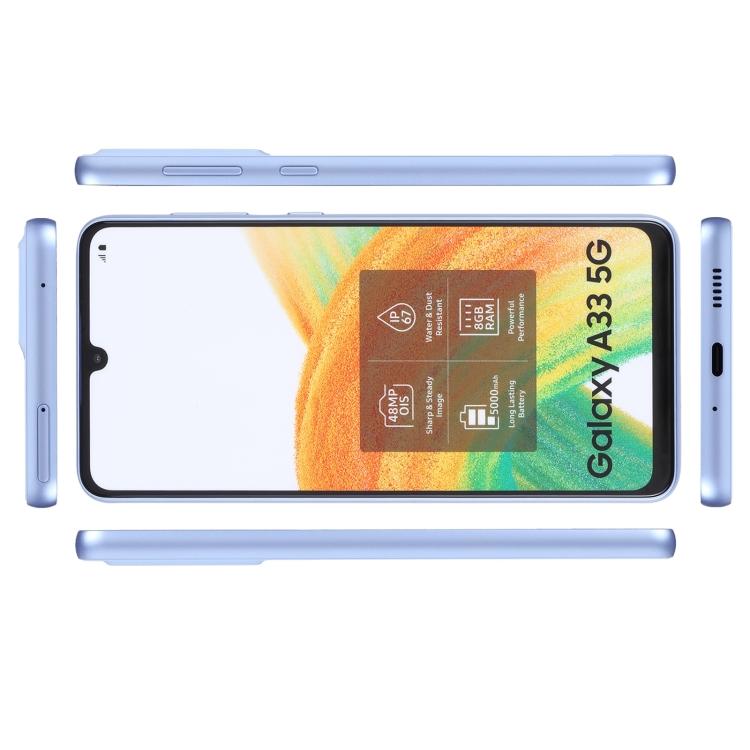 Для Samsung Galaxy A33 5G Цветной экран Неработающая поддельная модель дисплея-пустышки (синий)