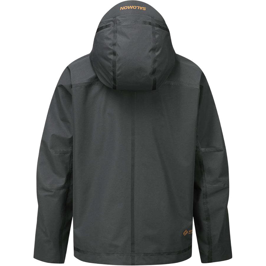SALOMON Slate Series Solid Color Zip Hooded Jacket Men Jackets Advanced-Gray C28027