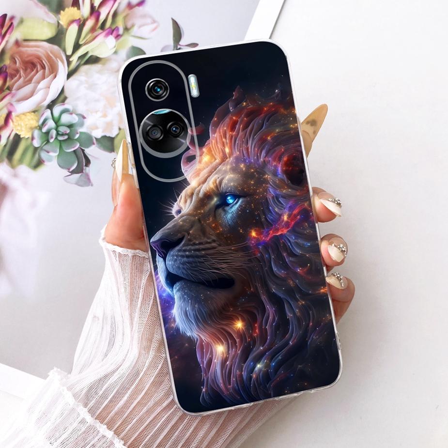 Чехол для Honor 90 Lite CRT-NX1 Стильный Чехол с Рисунком Цветов и Бантом Мягкий Тонкий Чехол для Телефона Для Honor 90 Pro Honor90 Lite 90Pro Fundas