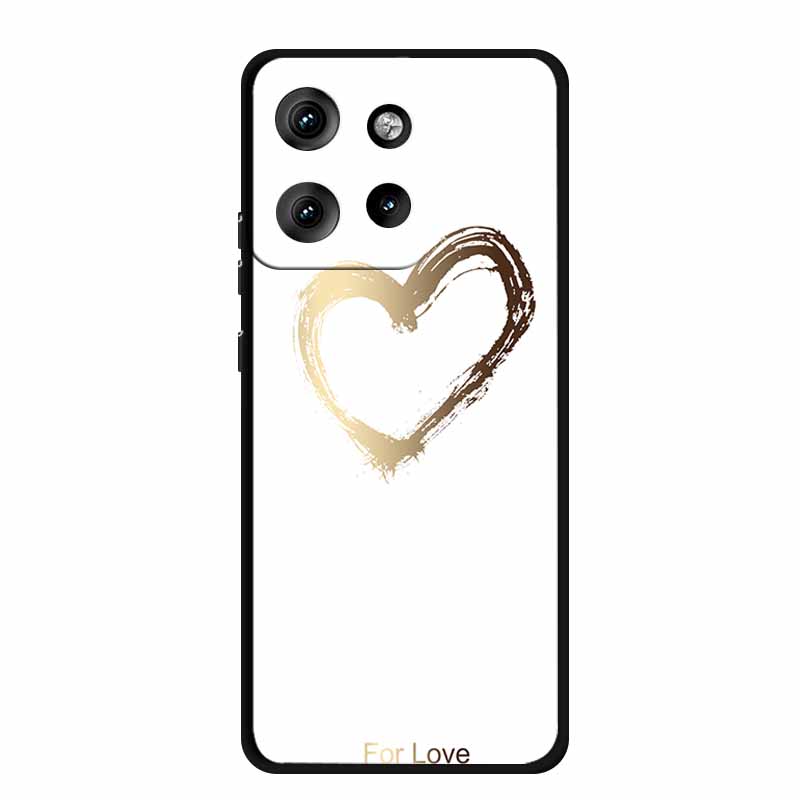 Чехол для Moto Edge 50 Neo Роскошные мягкие силиконовые чехлы из ТПУ для Motorola Edge 50 Neo Moto S50 5G Ударопрочный чехол с рисунком сердца Fundas