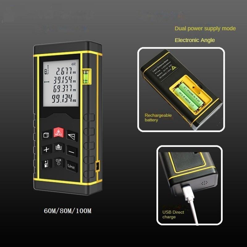 120 * 54 * 29mm Waterproof Engineering Measuring Instrument Mini Handheld Electronic Laser Distance Meter Portable Infrared Laser Rangefinder
