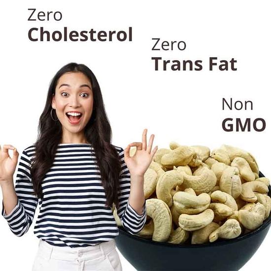 Орехи кешью Healthy Master - Jumbo 1 KG | 100 % натуральные сушеные орехи | Цельные кешью высшего качества | Высокое содержание клетчатки | Вкусные орехи кешью