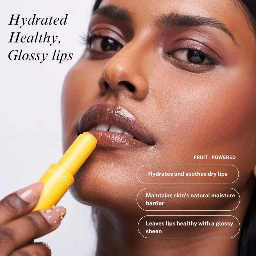 ManGo People HydratinG Glossy ManGo Butter Lip Balm 0.1 Oz   3 G ManGo ManGo