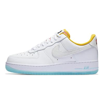 Женские кроссовки Air Force 1 Low Белые Темно-серные CZ8132-100