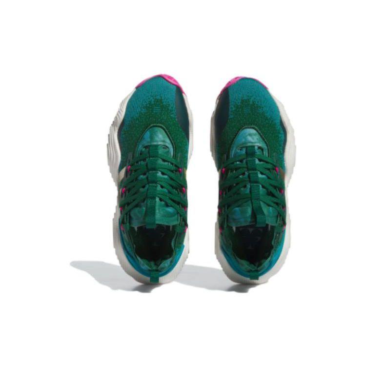 Adidas Мужские кроссовки Trae Young 3 96 Olympics Green Team, темно-зеленые, золотисто-металлические, IE9301