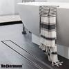Heckermann linear floor shower drain 70cm Silver