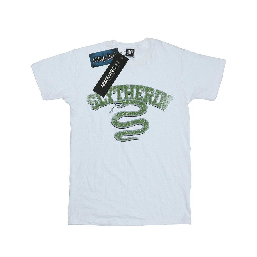 Harry Potter Mens Slytherin Sport Emblem T-Shirt