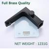 Bagnolux Gun Grey латунный смеситель для раковины для ванной комнаты, смеситель для горячей и холодной воды, одно отверстие, устанавливаемый на бортике, микрогенератор, дисплей температуры