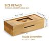 2Pcs Wooden Secret Puzzle Box With Hidden Compartment For Money Jewelry Creative Cash Christmas Gift Ideas For Kids And Adults