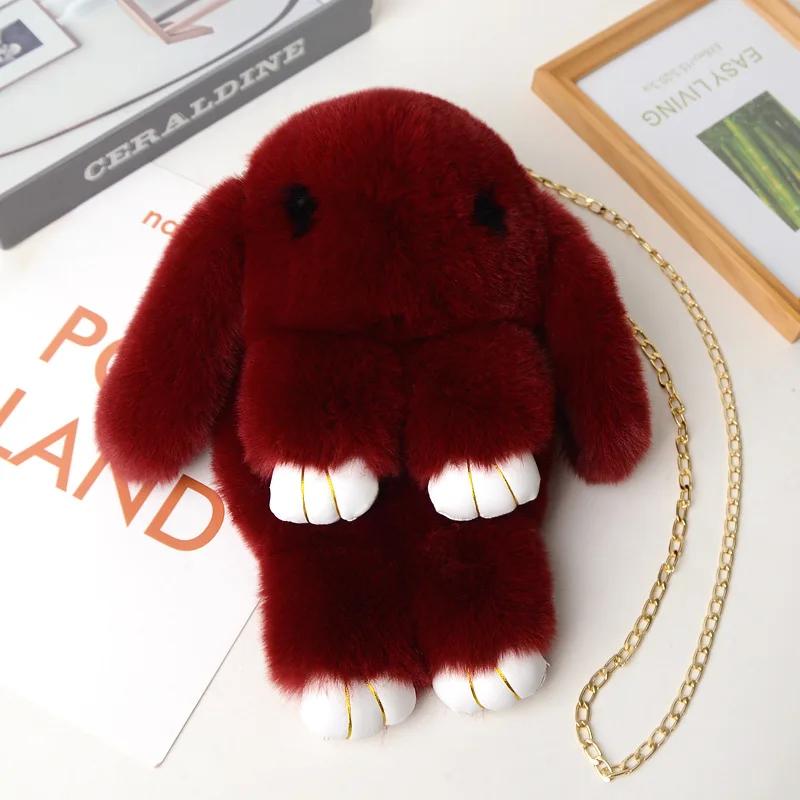 Милая плюшевая сумка на одно плечо с кроликом, сумки через плечо, японский кролик, мягкая игрушка-кролик, детский школьный рюкзак, детский подарок, игрушки