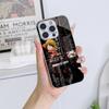 N198 Новый стильный чехол для телефона One Piece Luffy Anime для iPhone 16 15 Pro Max 8 Samsung S24 S23 A54 A35 Redmi Note 13 Pro Покрытая рамка Закаленное стекло Чехол