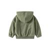 Kids Fleece Hooded Jacket Autumn and Winter Children's Clothing Boys' Bear Zip-up Shirt Boys' Double-Sided Polar Fleece Hoodie
