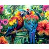 5d DIY Алмазная картина, вышивка крестом, красочные попугаи, животные, алмазная вышивка, мозаика, полный круглый дрель, домашний декор