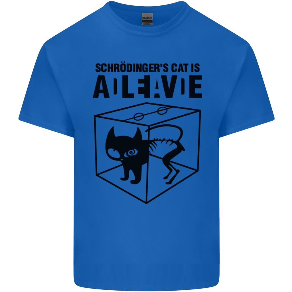 Schrodingers Cat Science Geek Nerd Unisexs Light Cotton TShirt