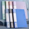 PP A4 File Folder Long Double Clips Archives Binder Creative Document Bag  School Office