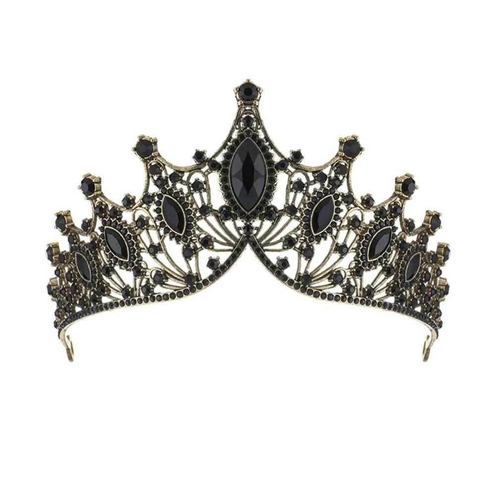 Барочная хрустальная тиара сплав свадебная повязка на голову винтажная бижутерия для выпускного платья свадебная вечеринка