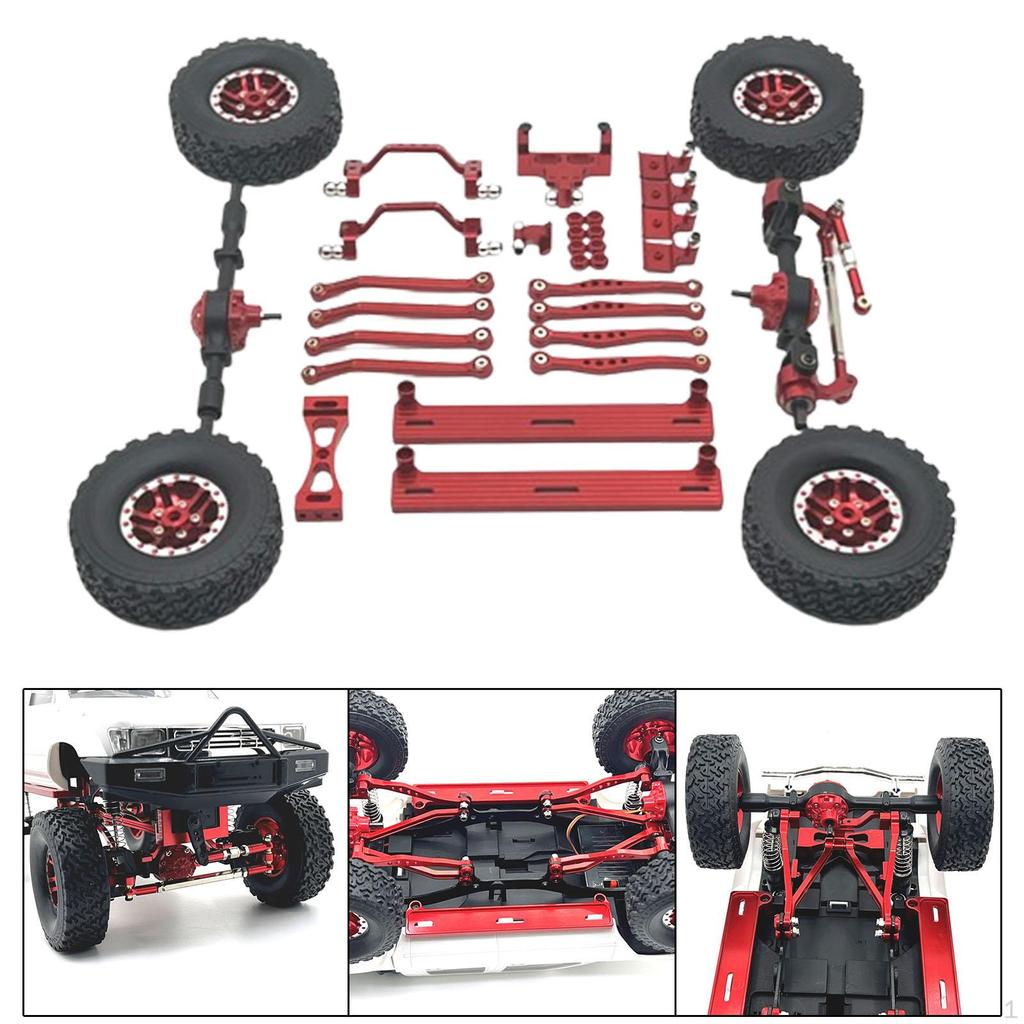 Комплект модернизации RC 1/16, передняя и задняя стойка амортизатора, запасная часть, ступица колеса, шина для C64