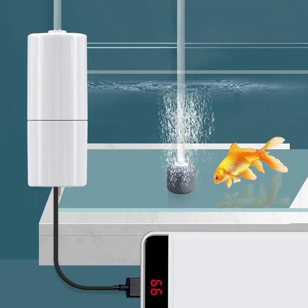 Oxygen USB Portable Fish Tank Fish Farming Aquarium Supplies Small Oxygen Quiet Fishing Aerator