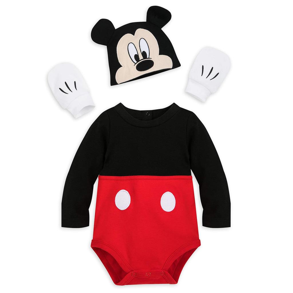 Disney Mickey Mouse Costume Bodysuit for Babies, US Sizes 9-12 MO