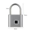 Умный уличный навесной замок с отпечатком пальца, водонепроницаемый и устойчивый к ржавчине. Электронный, противоугонный, парольный замок для дверей, шкафов.