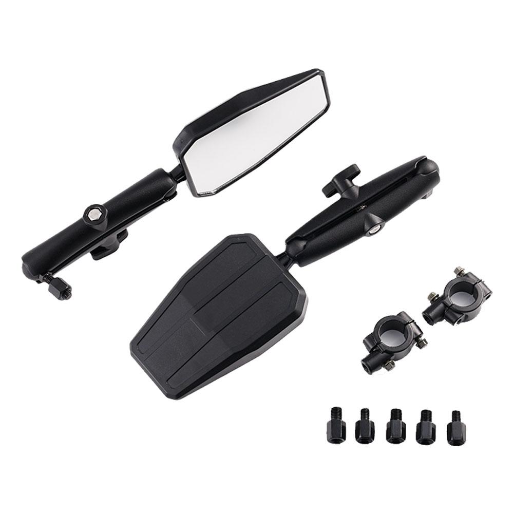 Мотоциклетное складное зеркало заднего вида Складное зеркало заднего вида для исследования Транспортное средство Широкоугольное зеркало на руль Аксессуары Внедорожное зеркало West X4T4