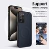 Carbon Fiber Texture Magnetic Wireless Charging Case For Samsung Galaxy M14 M33 M54 M56 Note 20 Ultra Anti-Drop Silicone Cover
