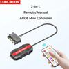 ARGB Контроллер 5V 3pin к SATA Питанию Мини RGB Контроллер ХАБ Адаптер с Пультом Дистанционного Управления для Вентиляторов Корпуса ПК, Светодиодной Ленты