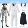 Высококачественный аниме костюм для косплея Danganronpa V3 Ouma Kokichi с плащом