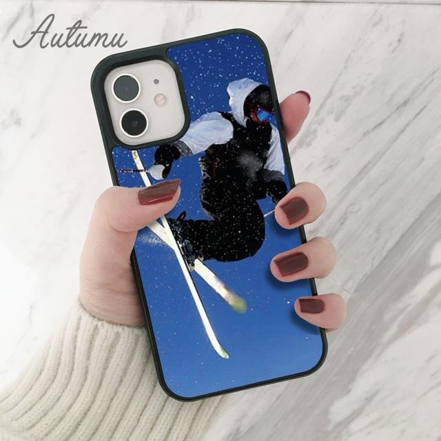 Чехол для телефона с изображением лыж, сноуборда, лыж для iPhone 11 12 13 14 Pro Max mini XR XS SE 2020 6S 7 8 Plus Samsung Galaxy S21 S22