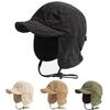 Winter Cap Bonnet Hat Ear Protection Velvet Pilot Hat Lei Feng Cap Earflap Hat Men Women