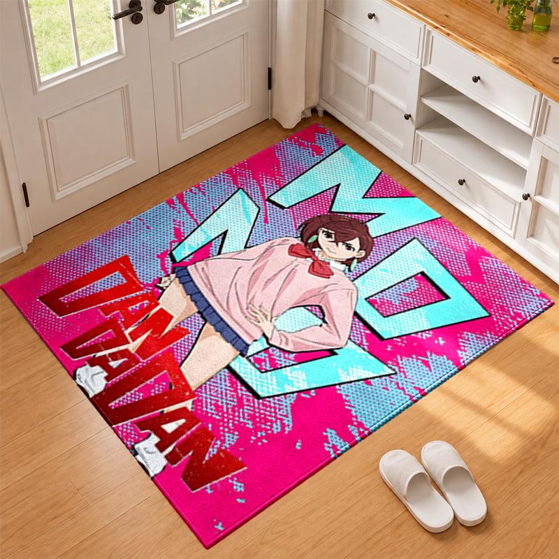 Dandadan Carpet Door Mat for Living Room or Bedroom Protective Mat Under Chair Office Decoration Christmas Gift Birthday Present