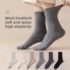 Woolen Socks for Women In Winter, Thickened Mid-calf Socks for Warmth, Autumn and Winter Plush Sleeping Socks for Girls, Cute Home Socks