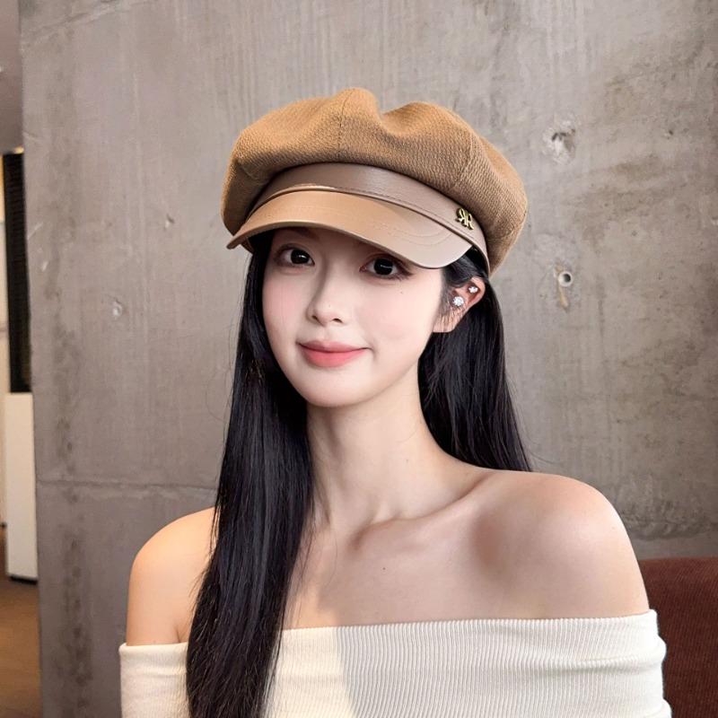 Новый детский осенне-зимний берет высокого класса, кепка-восьмиклинка с козырьком, ретро-кепка художника, кепка газетчика