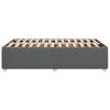 Bed Frame without Mattress Dark Grey 120 x 200 cm Fabric
