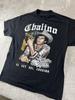 Рубашка Chalino Мужская Размер L Черная El Rey Del Corrido Футболка Музыкальная Группа 00-е Y2K Унисекс Футболка