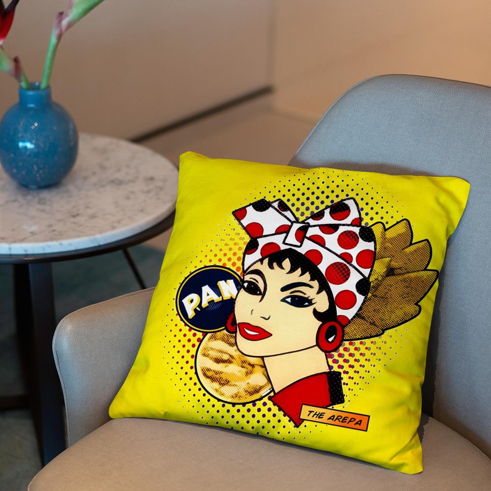 Venezuela Pride Print Pattern Cushion Cover 2-in-1 Reversible Plush Pillow Cover | Car/Sofa/Bed | Perfect Gift