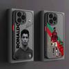 Известные футболисты C-CR7 Чехол для телефона для iPhone 17 16e 16 15 14 13 12 11 Mini Pro Air Max X XR XSMax Plus Матовый Прозрачный Чехол