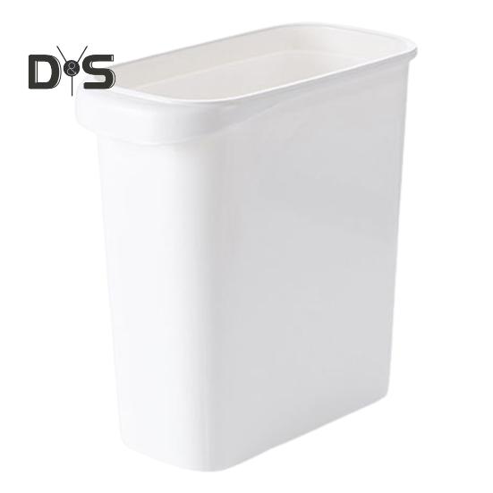 Тонкий мусорный бак, большая емкость, высокая прочность, легко чистить, контейнер для мусора в ванной, декоративное мусорное ведро