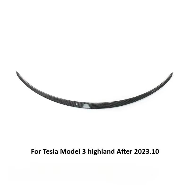 Car Tail Wing for Tesla Model 3 Highland 2025 Spoilers Wings ABS High-performance Rear Trunk Lip Spoiler Decoration Accessories