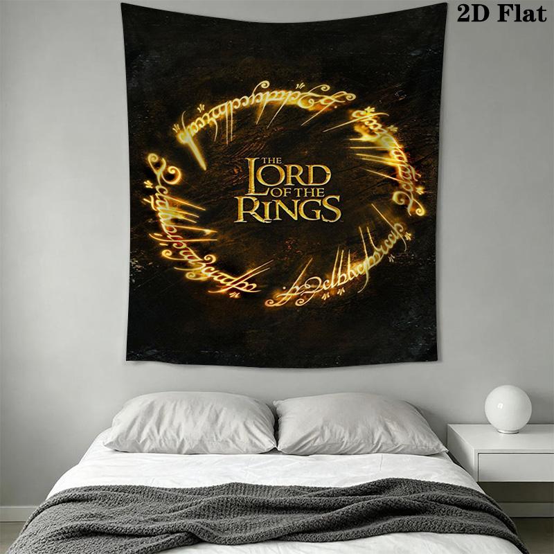 Lord Rings Trilogy Tapestry Background Cloth Wallmounted Soft Wall Covering Decoration Background Cloth