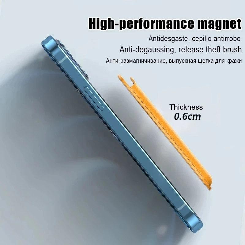 Магнитный чехол 2 в 1 для держателя карты Magsafe для iPhone 15 14 13 12 11 Pro XS Max X XR 8 Plus SE, аксессуары для беспроводной зарядки