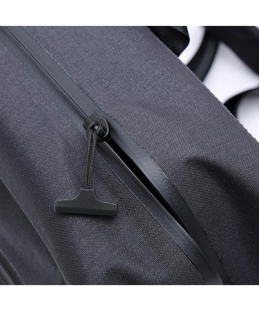 Сумка для тела KADET Водонепроницаемая 9 л Полностью водонепроницаемая ЧЕРНАЯ [Хром] WP/Kadet (Текущая модель) Мужской