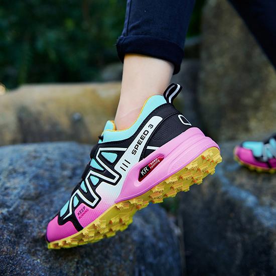 Mountaineering Shoes, Off-road Running Men's Shoes, Outdoor Thick Soled Hiking Shoes, Casual Couple Sports Shoes